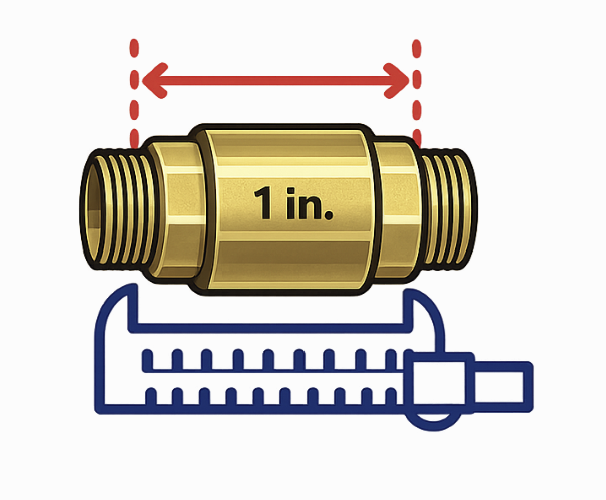Pipe size icon